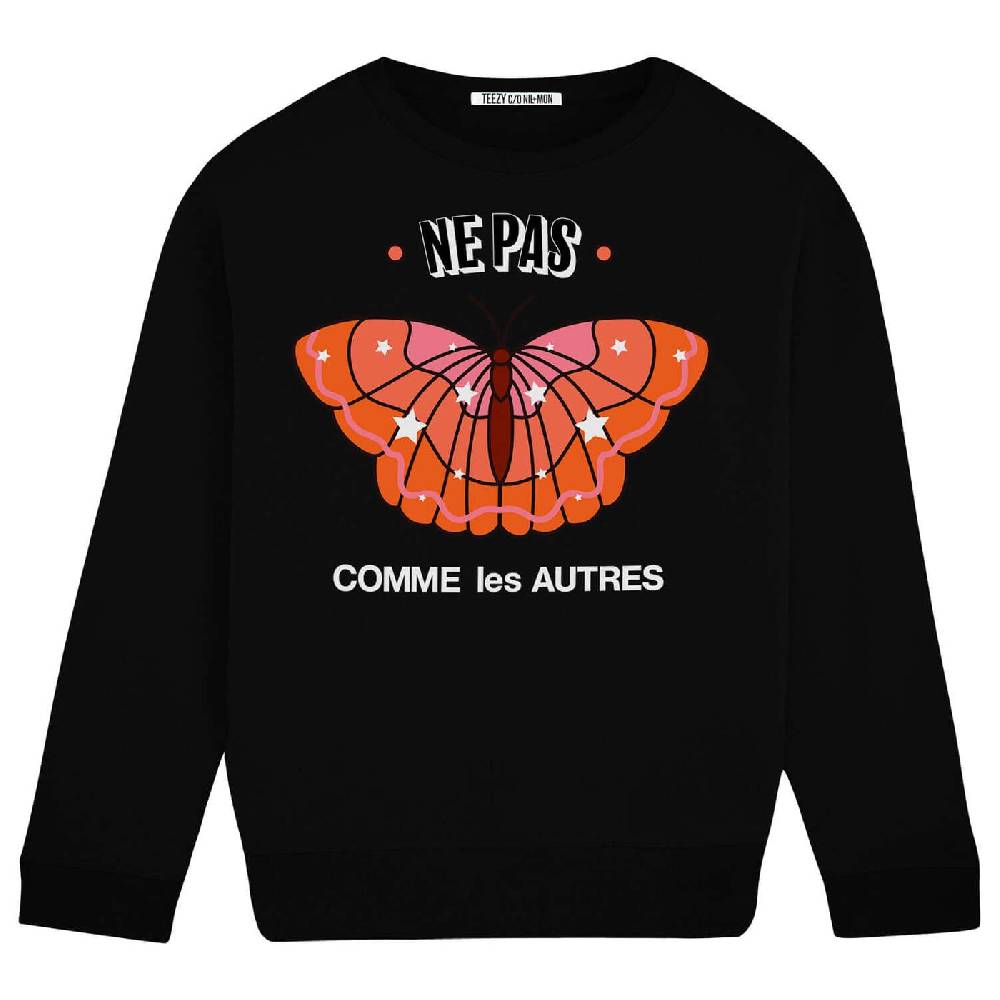 NIL+MON Sweatshirt "TZ Ne Pas Red" Begrenztes Angebot