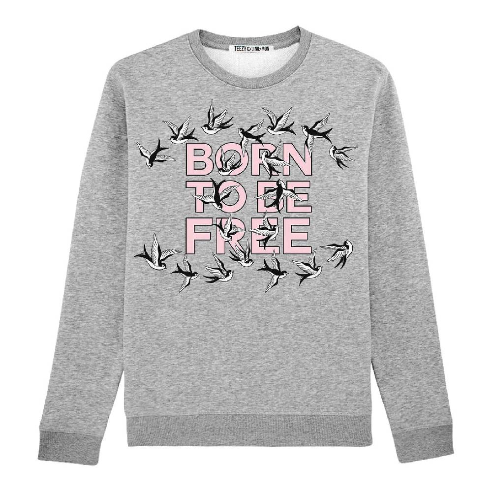 NIL+MON Sweatshirt "TZ Free Rose" Cyber Monday