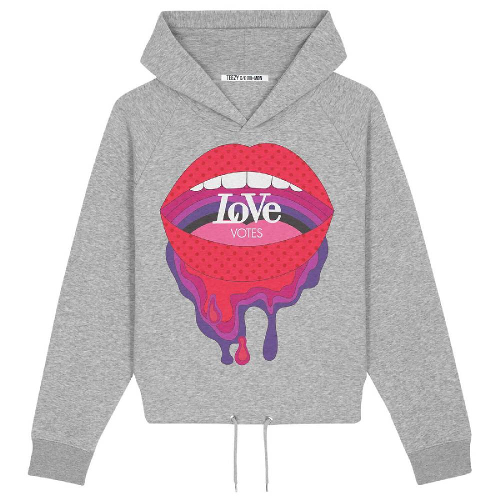 NIL+MON Crop Hoodie "TZ Love V" Tägliche Deals