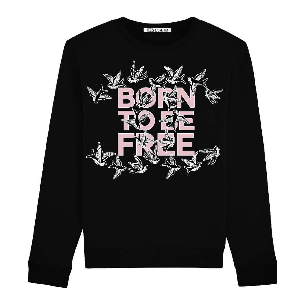 NIL+MON Sweatshirt "TZ Free Rose" Schlussverkauf
