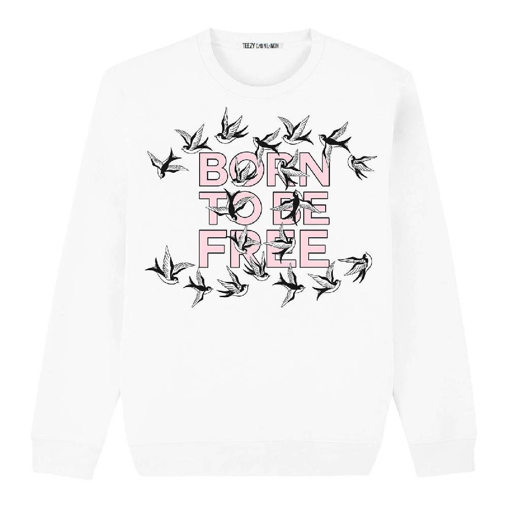 NIL+MON Sweatshirt "TZ Free Rose" Schlussverkauf