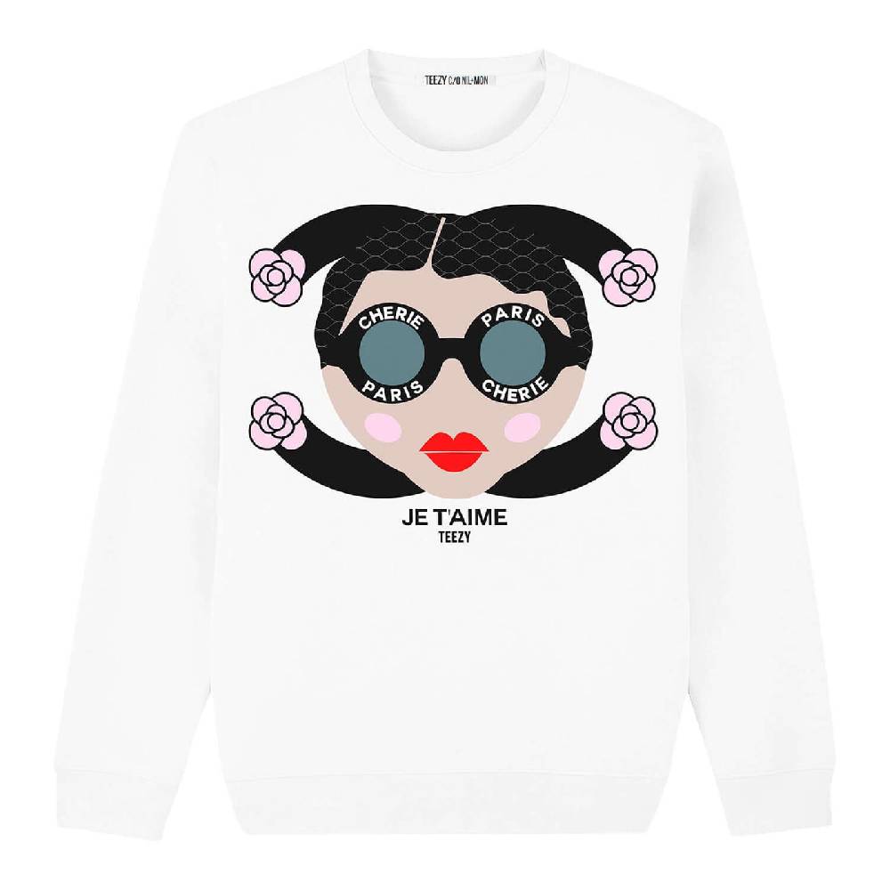 NIL+MON Sweatshirt "TZ Je t'aime" Fabrik Onlineshop