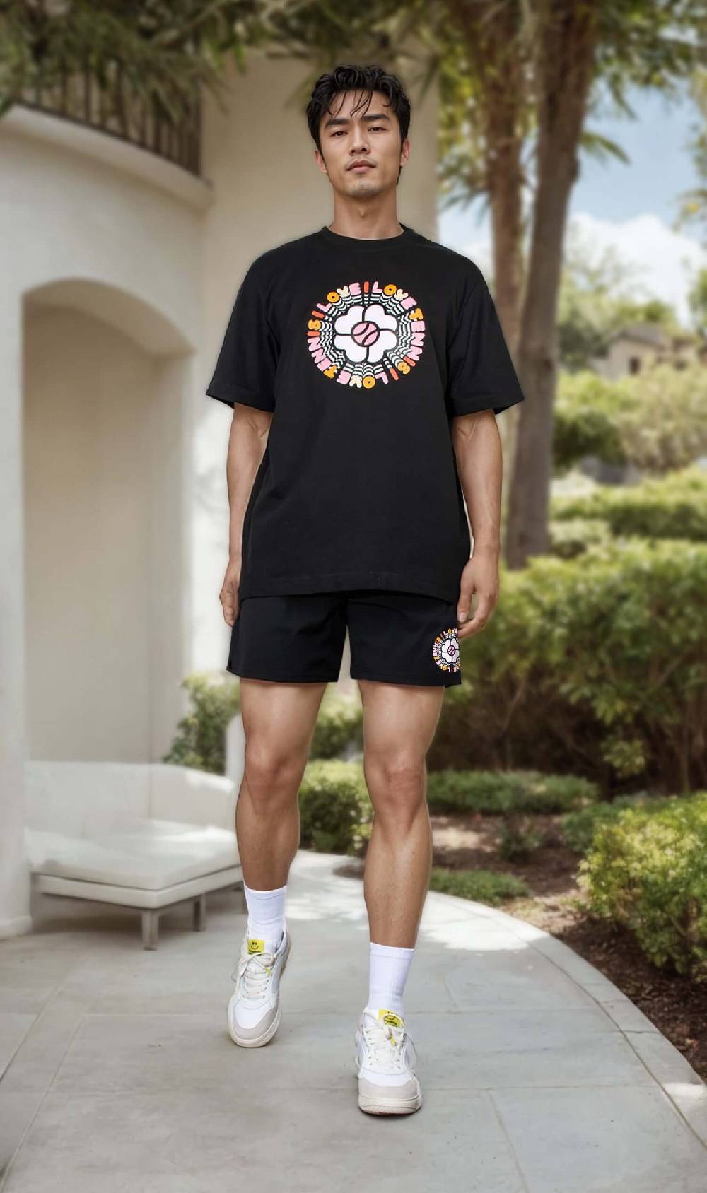NIL+MON Shorts "Circle Rose" Exklusive Angebote