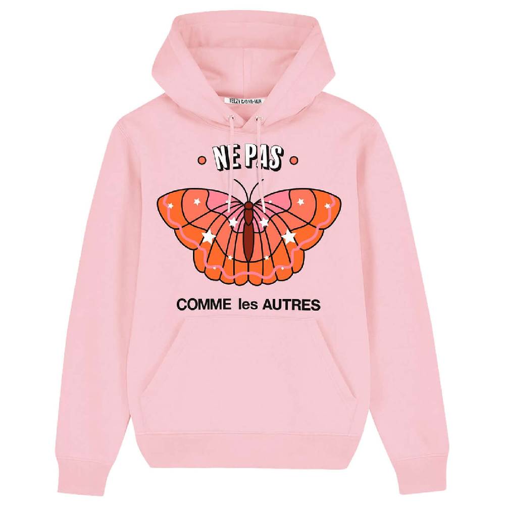 NIL+MON Hoodie "TZ Ne Pas Red" VIP-Rabatte