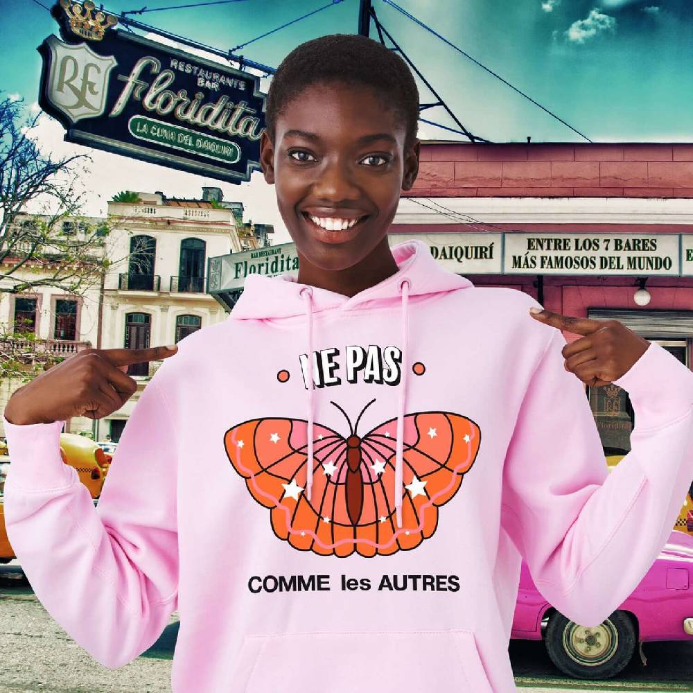 NIL+MON Hoodie "TZ Ne Pas Red" VIP-Rabatte