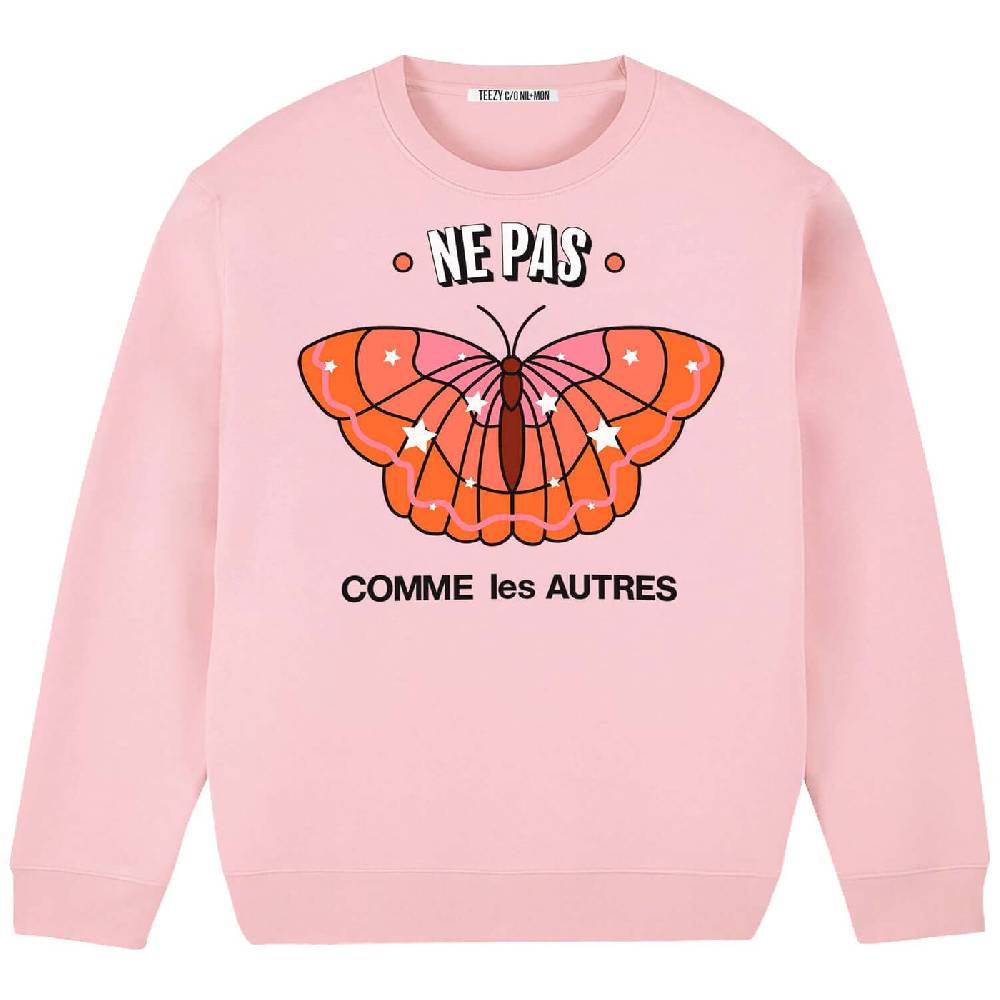 NIL+MON Sweatshirt "TZ Ne Pas Red" Tiefpreis