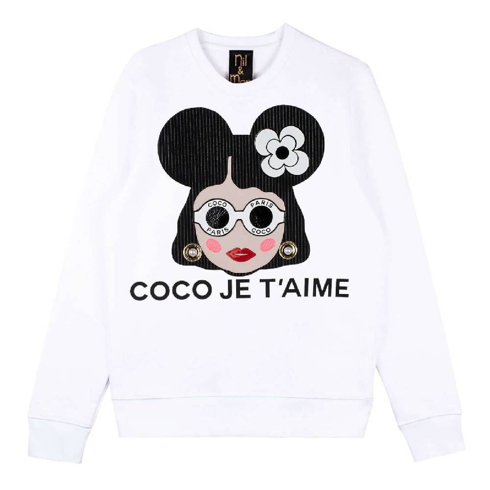 NIL+MON Sweatshirt "Coco Je" Bis zu 60% Rabatt