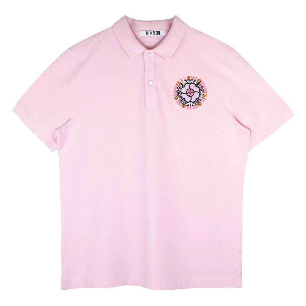 NIL+MON Polo Shirt "Circle Rose" Saisonschlussverkauf