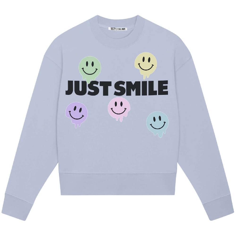 NIL+MON Crop Sweatshirt "TZ Smile" Online Outlet
