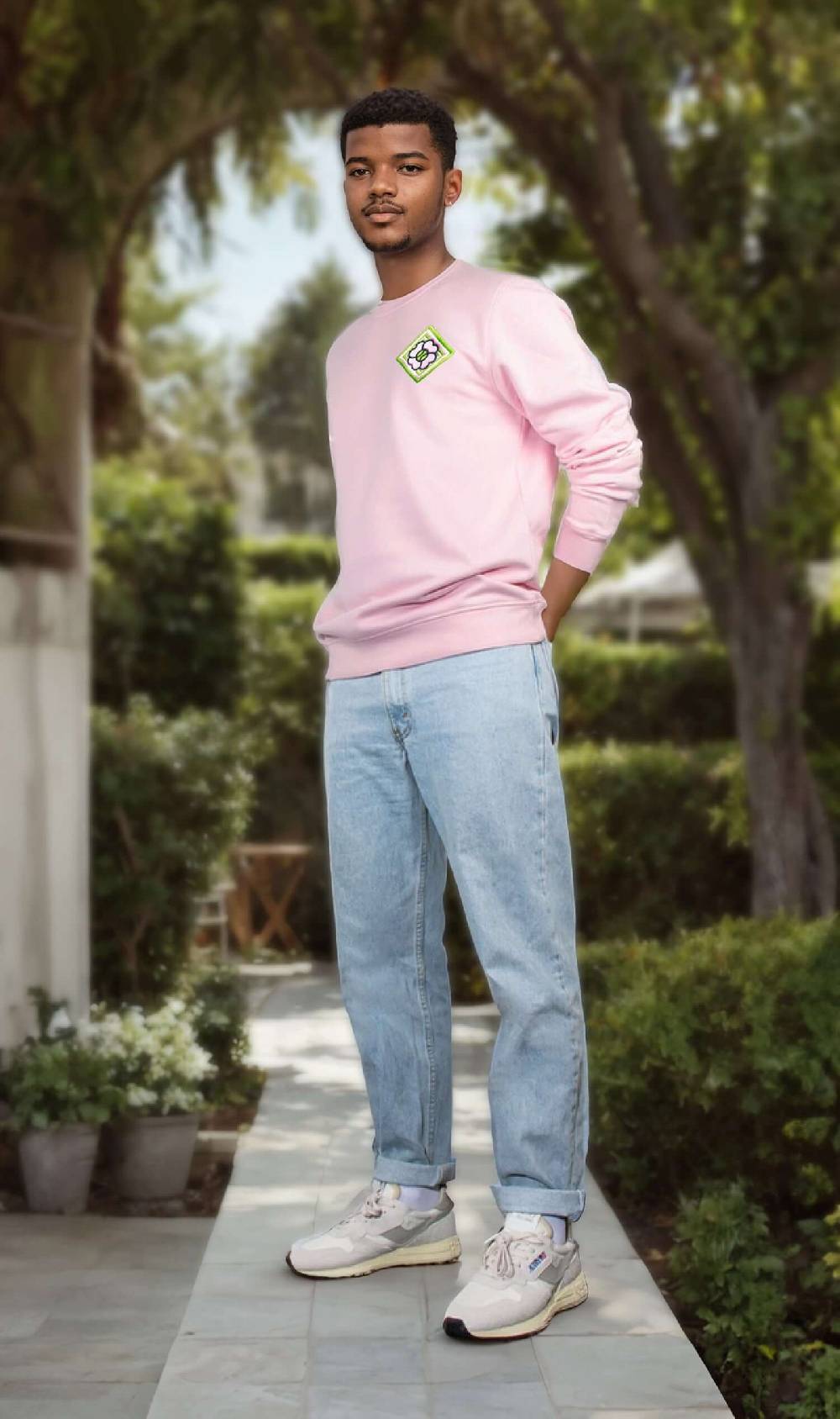 NIL+MON Sweatshirt "Clover Rose" Online