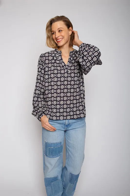 Risy & Jerfs Damenbluse emily van den bergh Zeitbegrenzte Promotion