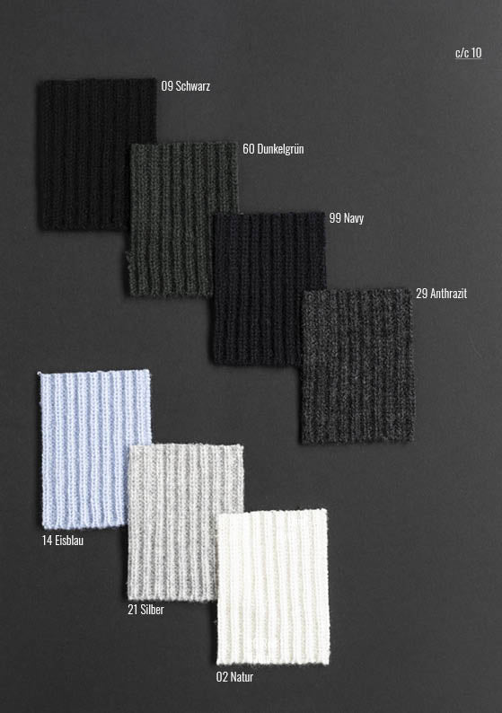 Phil Petter Stehkragen-Pullover aus Cashmerino, Perlfang-Strick Kostenloser Versand