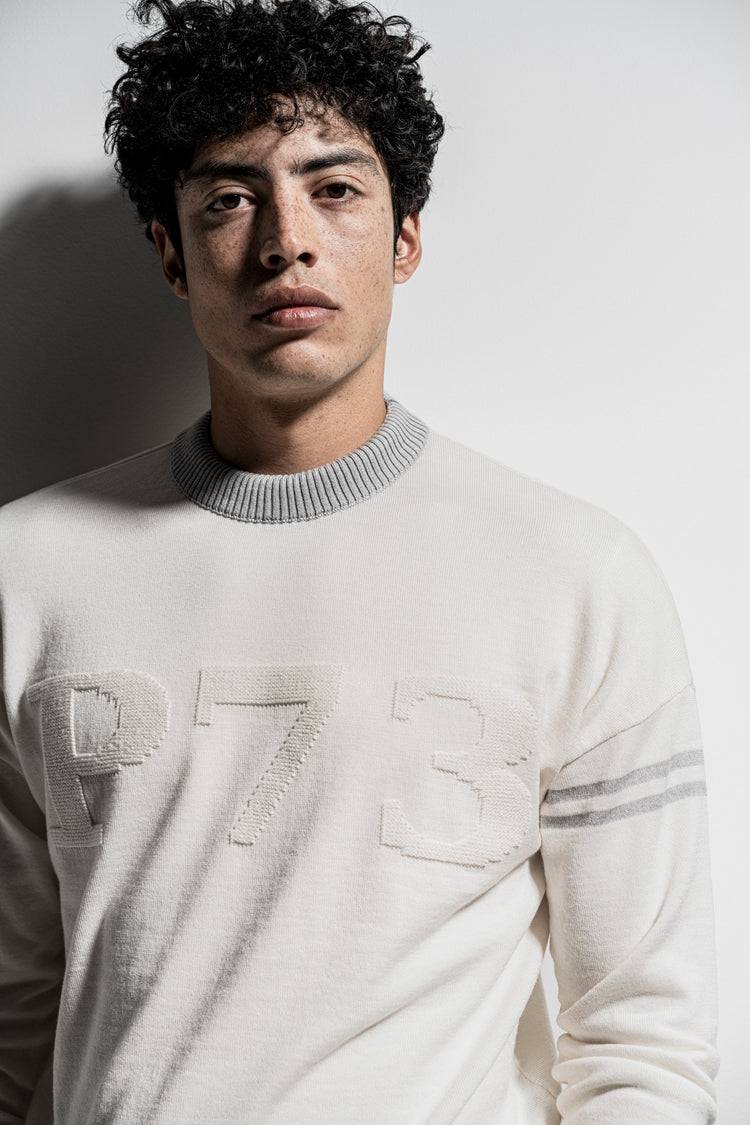 Phil Petter Rundhals-Pullover aus Merinowolle, P73 Logo Discount Store für neue Produkte