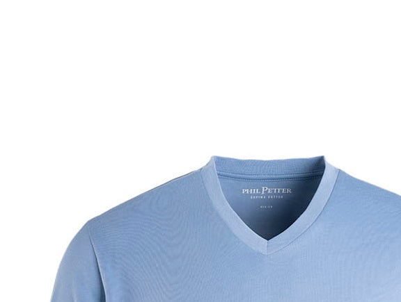 Phil Petter V-Shirt kurzarm Speichern exportieren