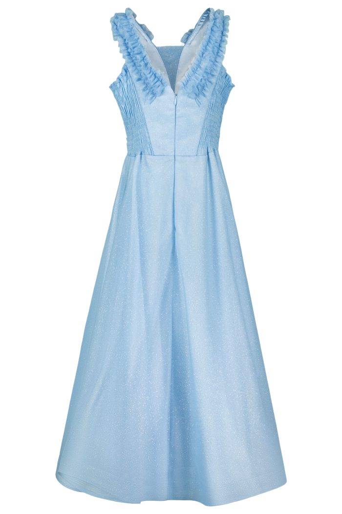 Prestije Kinderkleid aus Glitzertüll mit Trägern Outlet