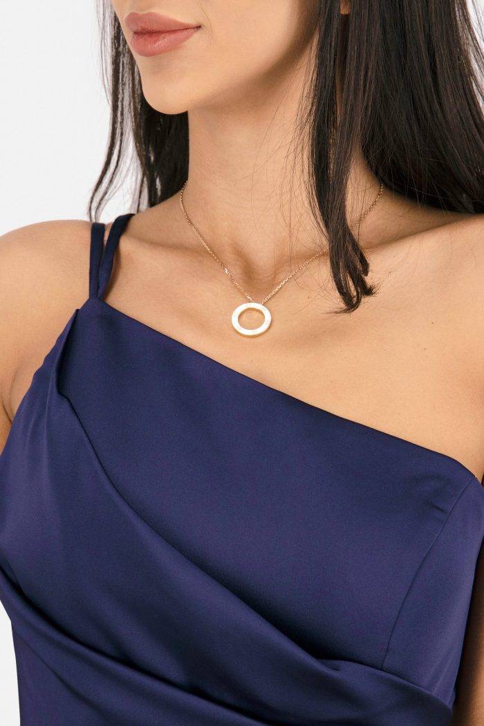 Prestije Maxikleid Satin asymmetrisch Exklusivangebot