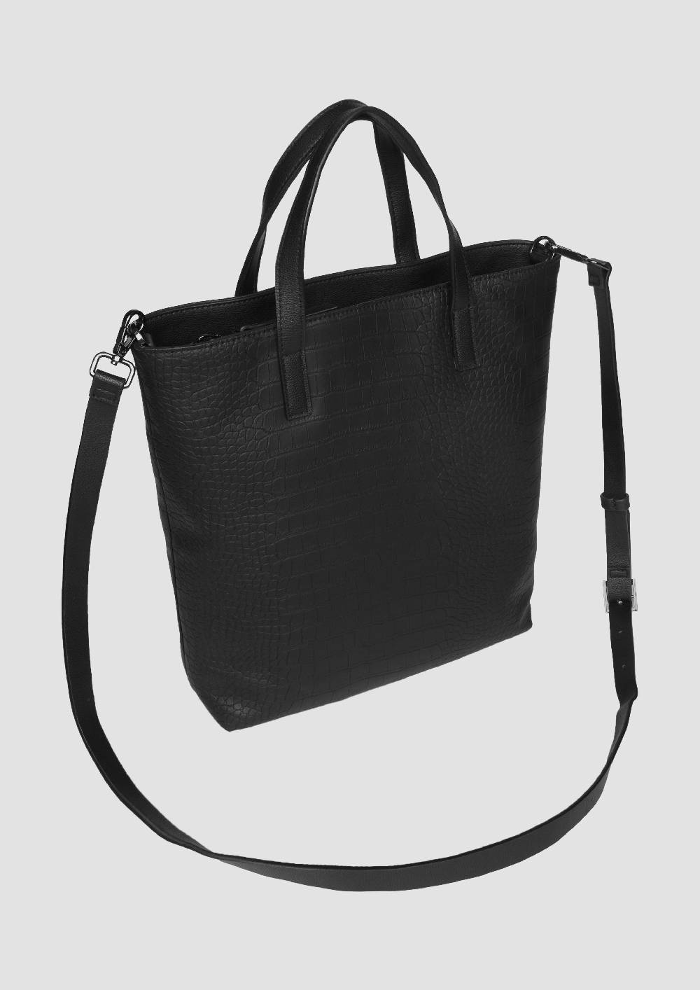 s.Oliver Mittelgroßer Shopper in Krokodilleder-Optik Lagerräumung