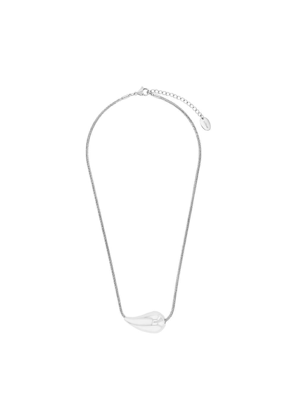 s.Oliver Silber-Halsskette mit Perlen-Anhänger Zeitlich begrenztes Angebot
