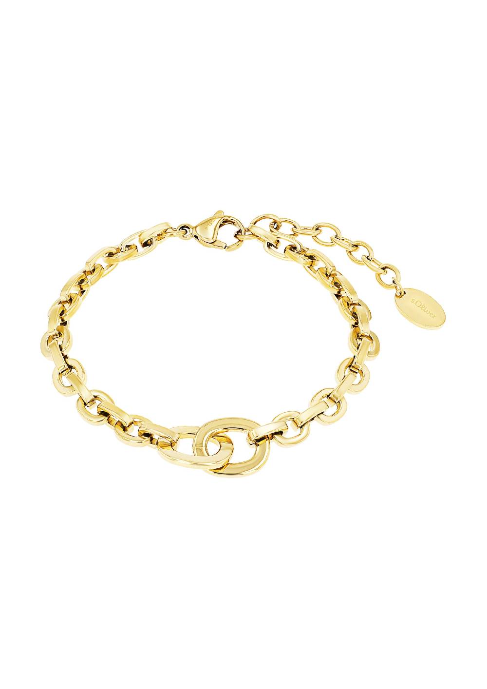 s.Oliver Statement-Armkette aus Edelstahl Neueste Stile