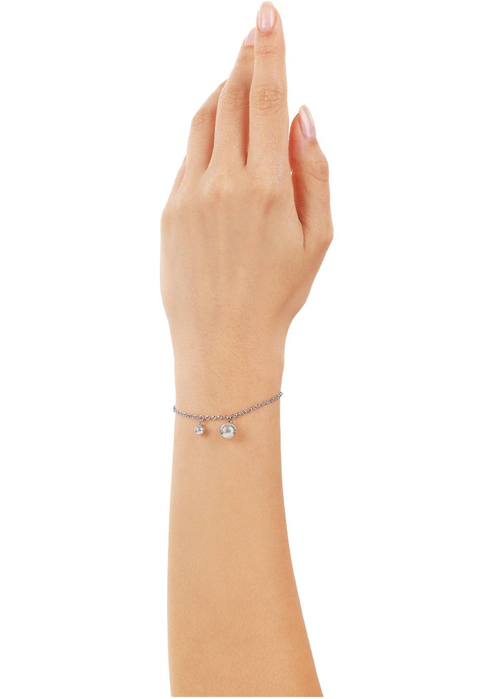 s.Oliver Silber-Armkette mit Zirkonia-Anhängern Discount Store für neue Produkte