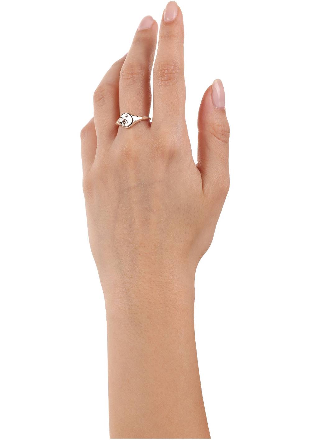 s.Oliver rosévergoldeter Silber-Ring mit Zirkonia-Steinen Super Rabatt