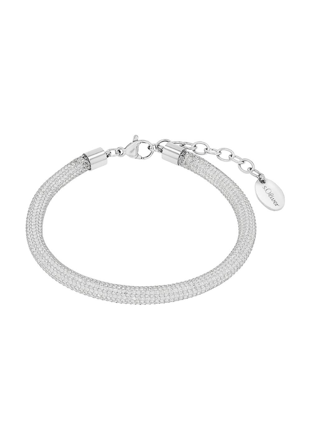 s.Oliver Armband mit Zirkonia-Steinen 50% Rabatt mit kostenlosem Versand