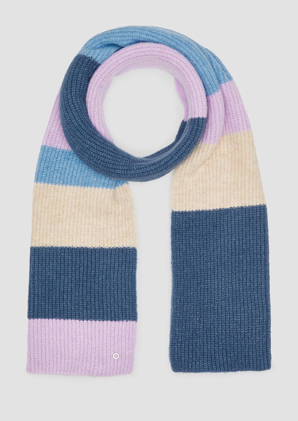 s.Oliver Gestreifter Strickschal im Angebot