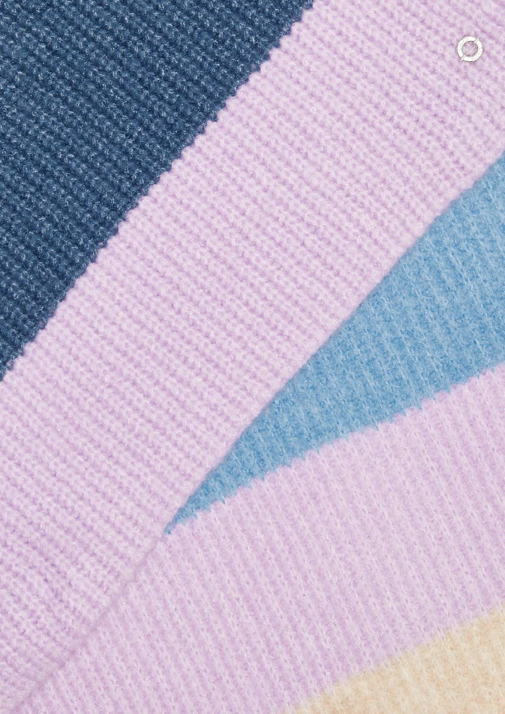 s.Oliver Gestreifter Strickschal im Angebot