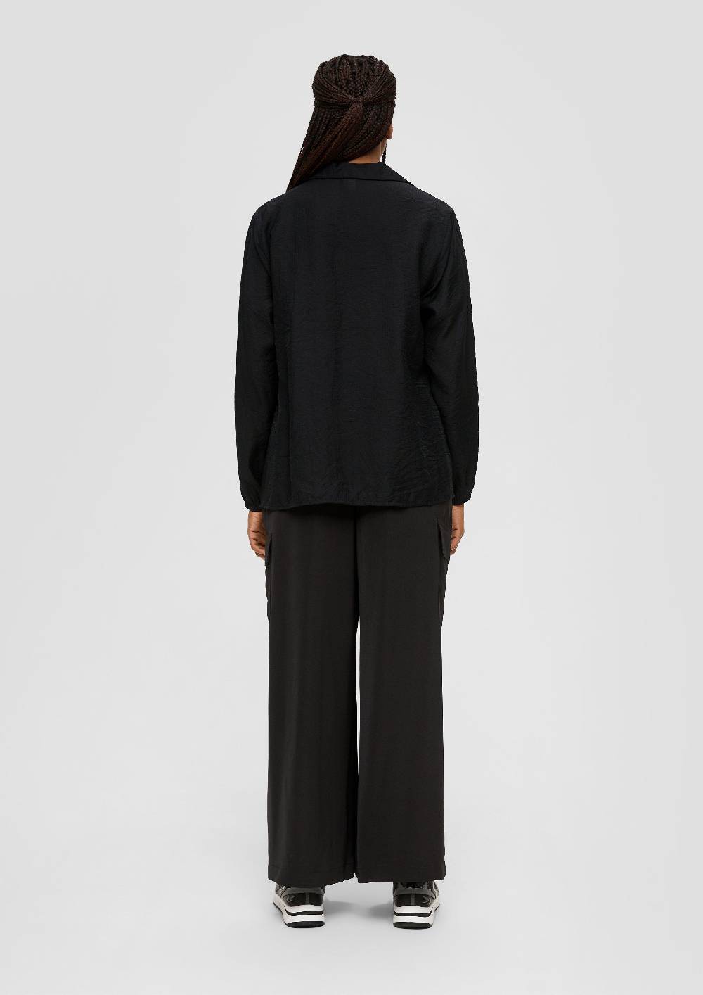 s.Oliver Hemdbluse mit Dobby-Struktur Schlussverkauf