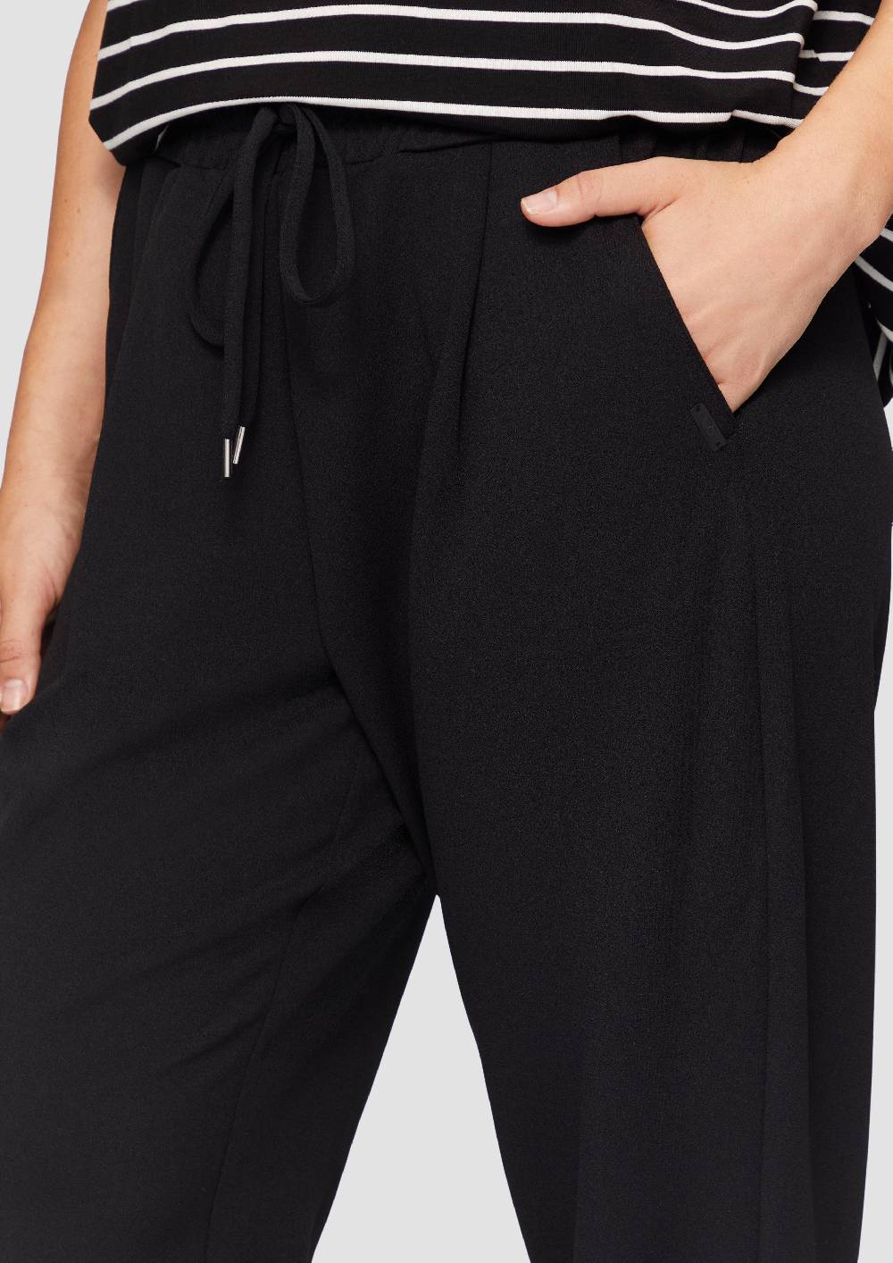 s.Oliver Jogpants aus Interlock-Crêpe Günstig kaufen