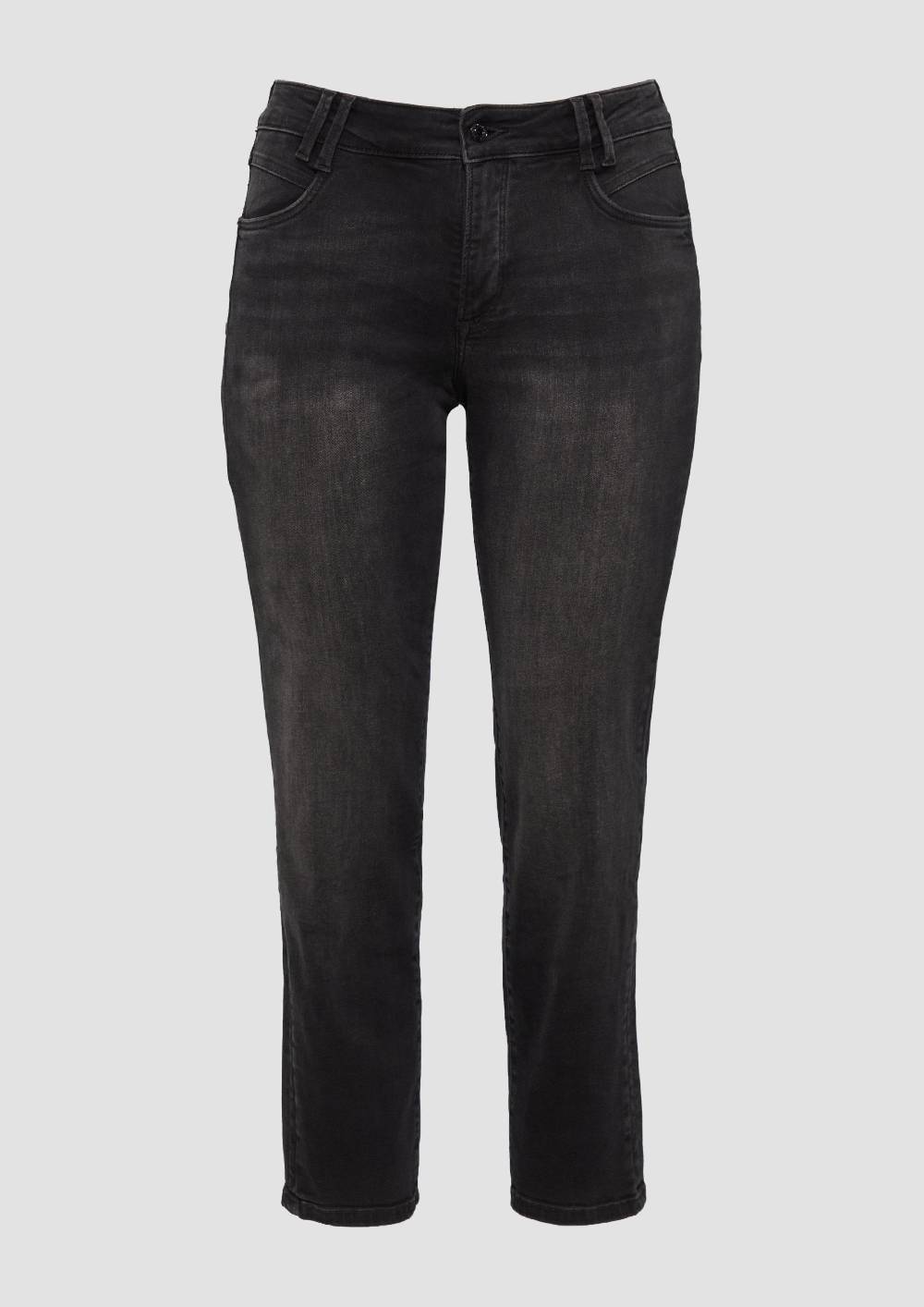s.Oliver Jeans / Curvy Fit / Mid Rise / Semi Wide Leg Vatertagsangebot