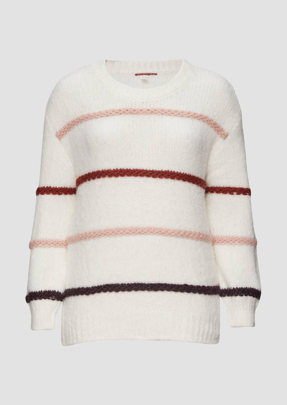 s.Oliver Flauschiger Pullover mit überschnittenen Schultern Blitzangebot