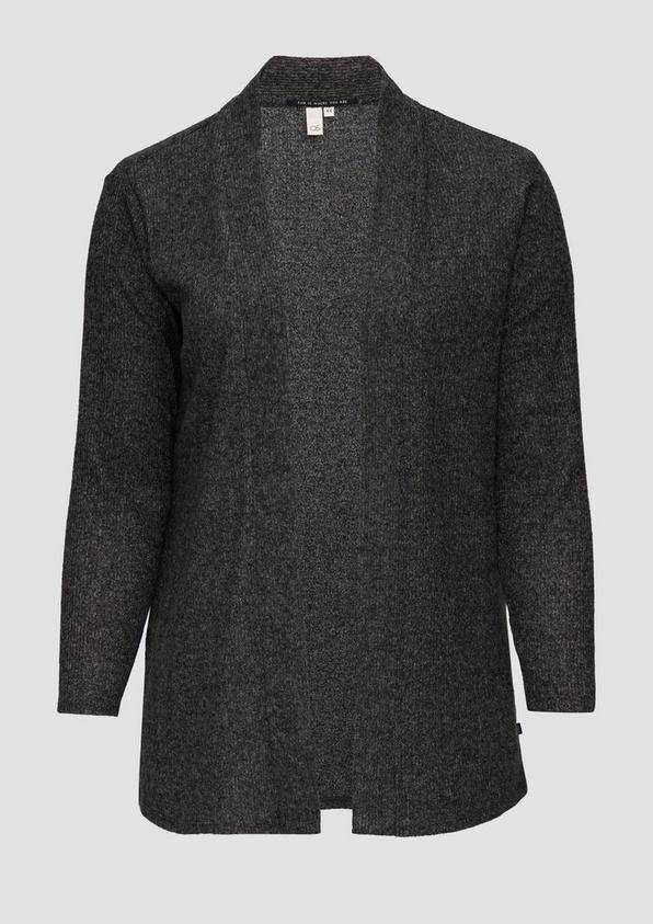 s.Oliver Gerippter Long-Cardigan in melierter Optik Bestseller