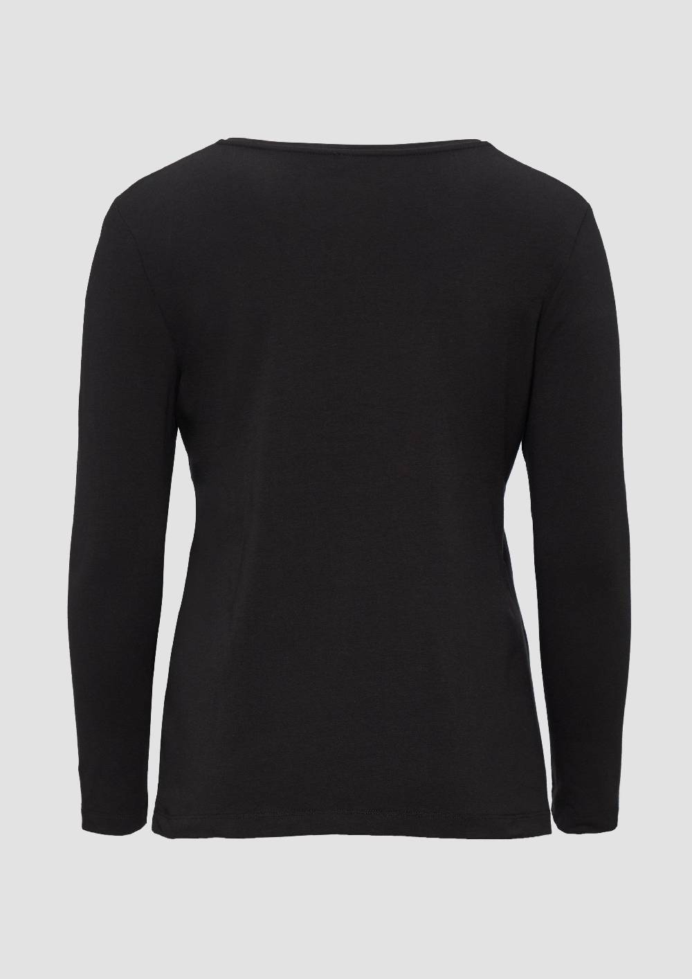 s.Oliver Longsleeve aus Baumwollstretch Riesige Ersparnisse