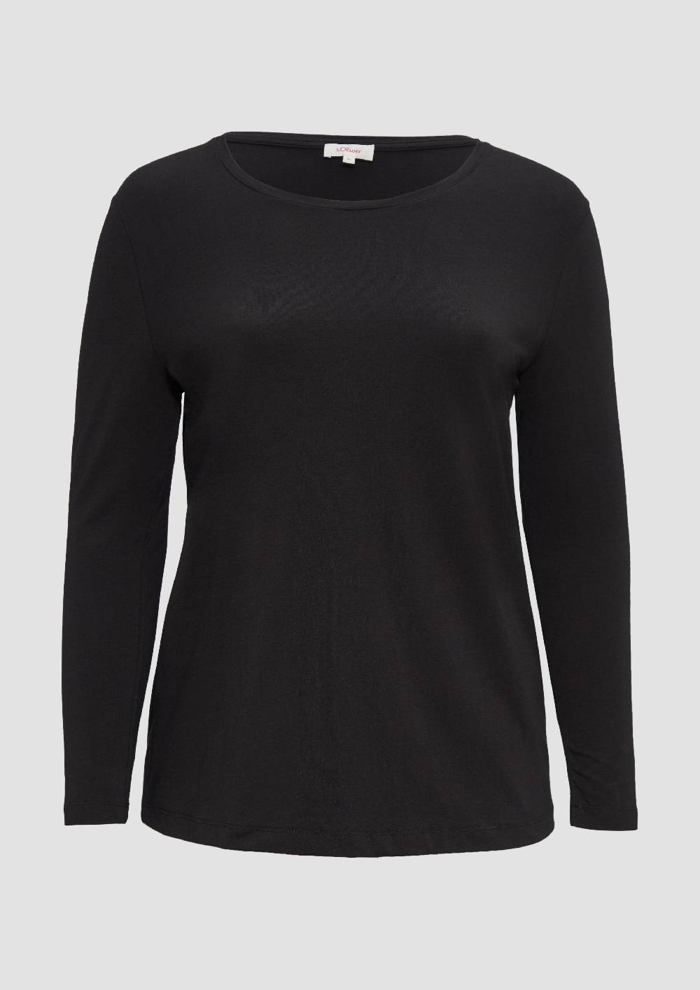 s.Oliver Longsleeve aus Baumwollstretch Riesige Ersparnisse