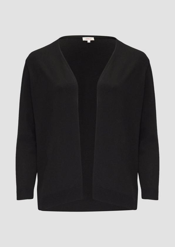s.Oliver Cardigan aus Viskose-Baumwollmix Tiefpreis