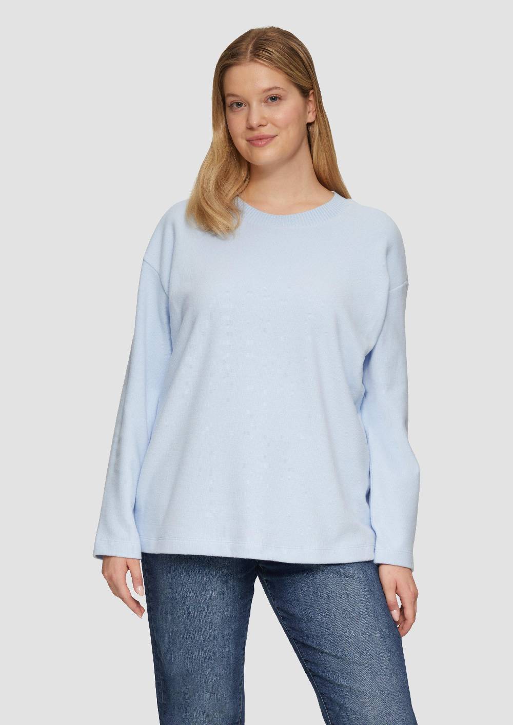 s.Oliver Weiches Sweatshirt mit überschnittenen Schultern Super Sparpreis