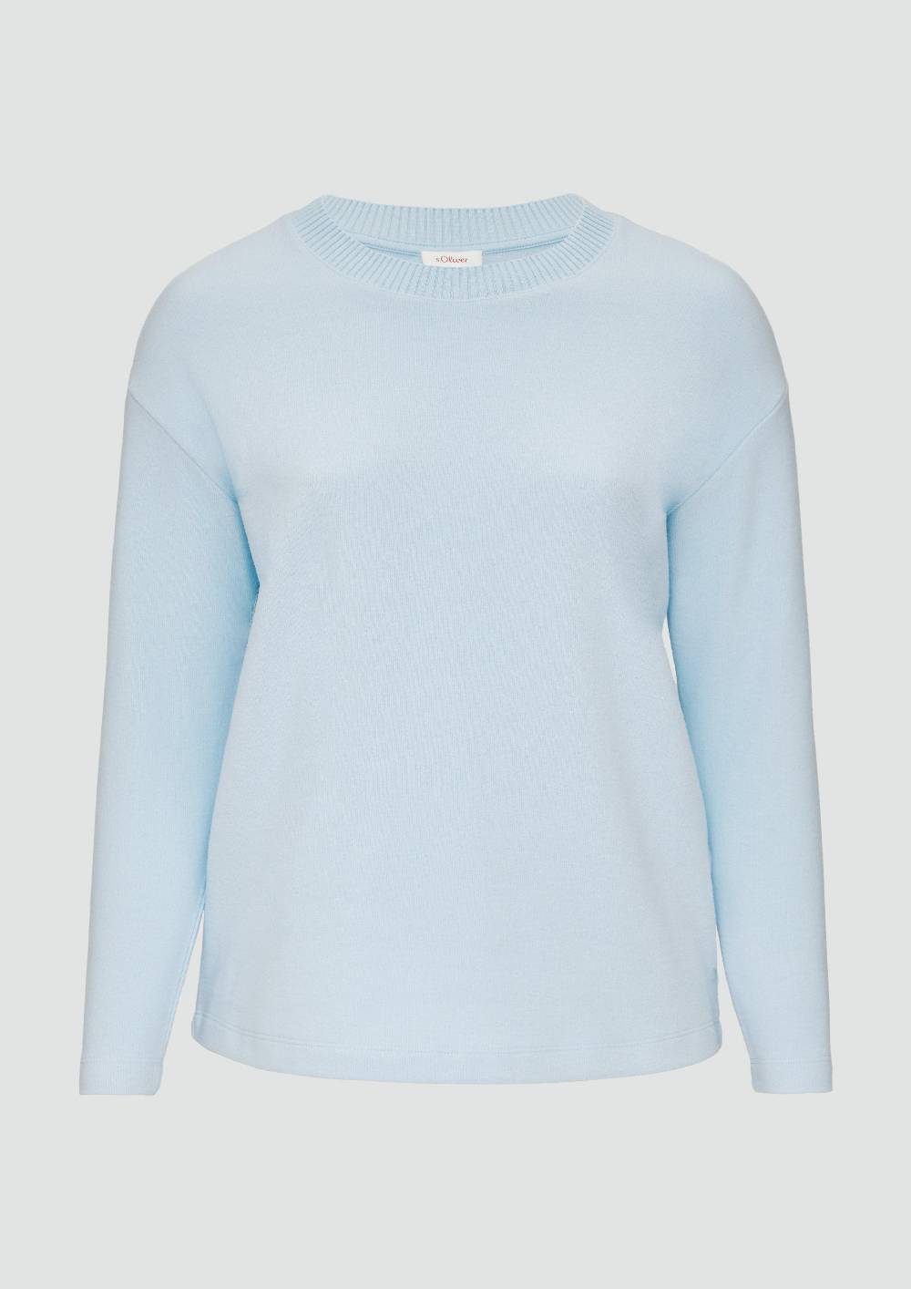 s.Oliver Weiches Sweatshirt mit überschnittenen Schultern Super Sparpreis