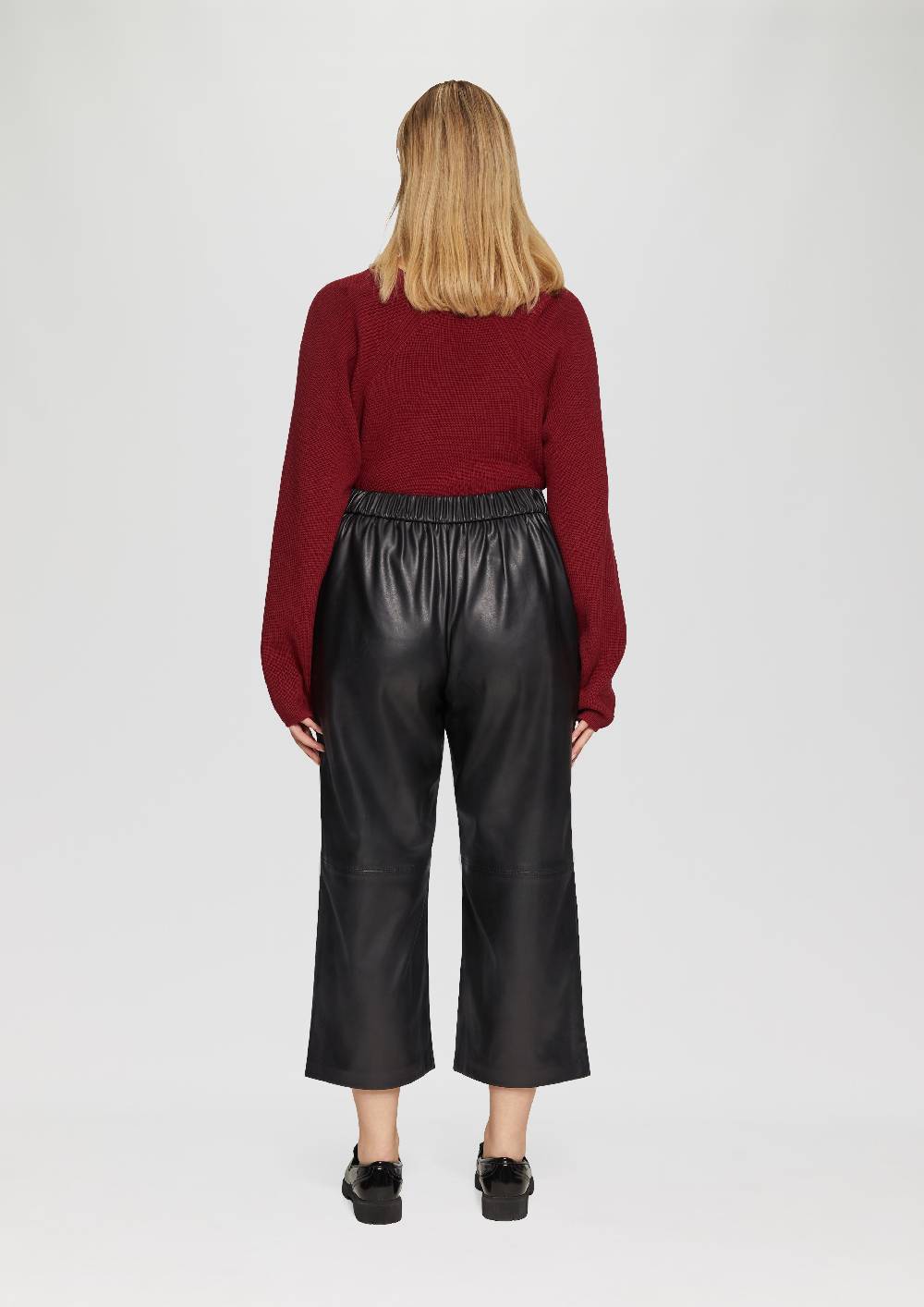 s.Oliver Culotte aus Lederimitat mit Nahtdetails Kostenlose Rückgabe