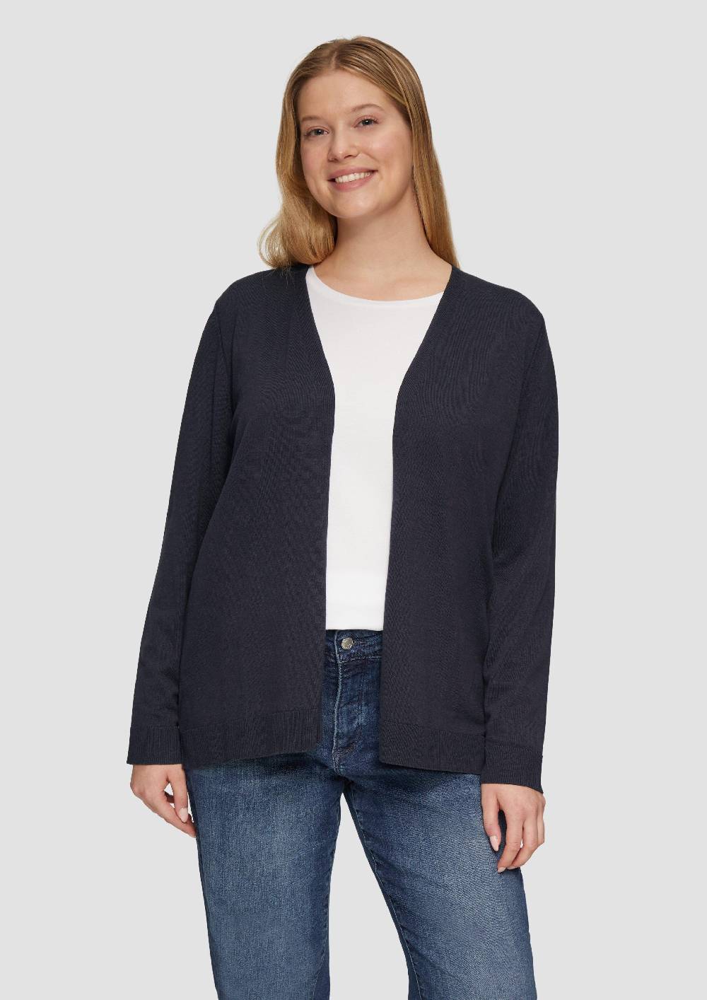 s.Oliver Cardigan aus Viskose-Baumwollmix Neueste Stile