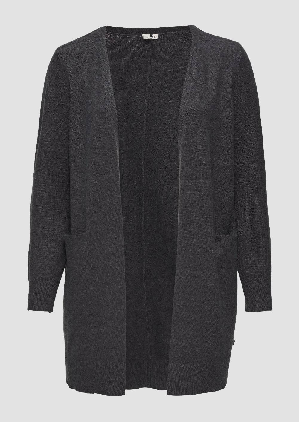 s.Oliver Lange Strickjacke aus Viskosemix Letzte 2 Tage