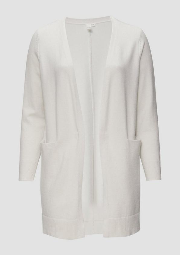s.Oliver Lange Strickjacke aus Viskosemix Letzter Tag