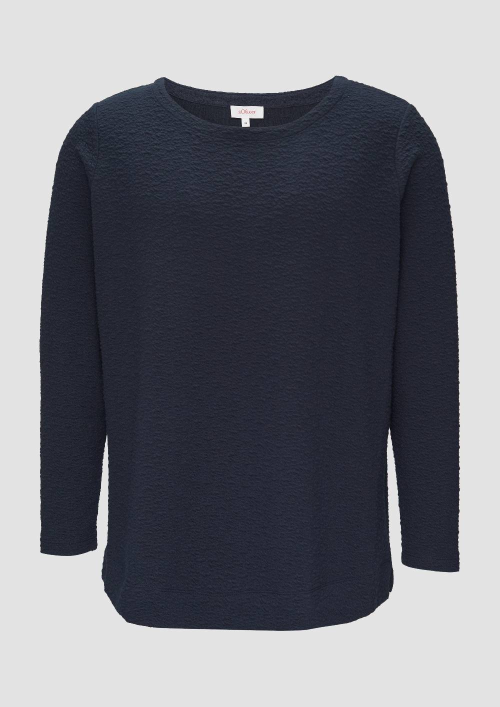 s.Oliver Sweatshirt aus Jacquard Bis zu 65% Rabatt