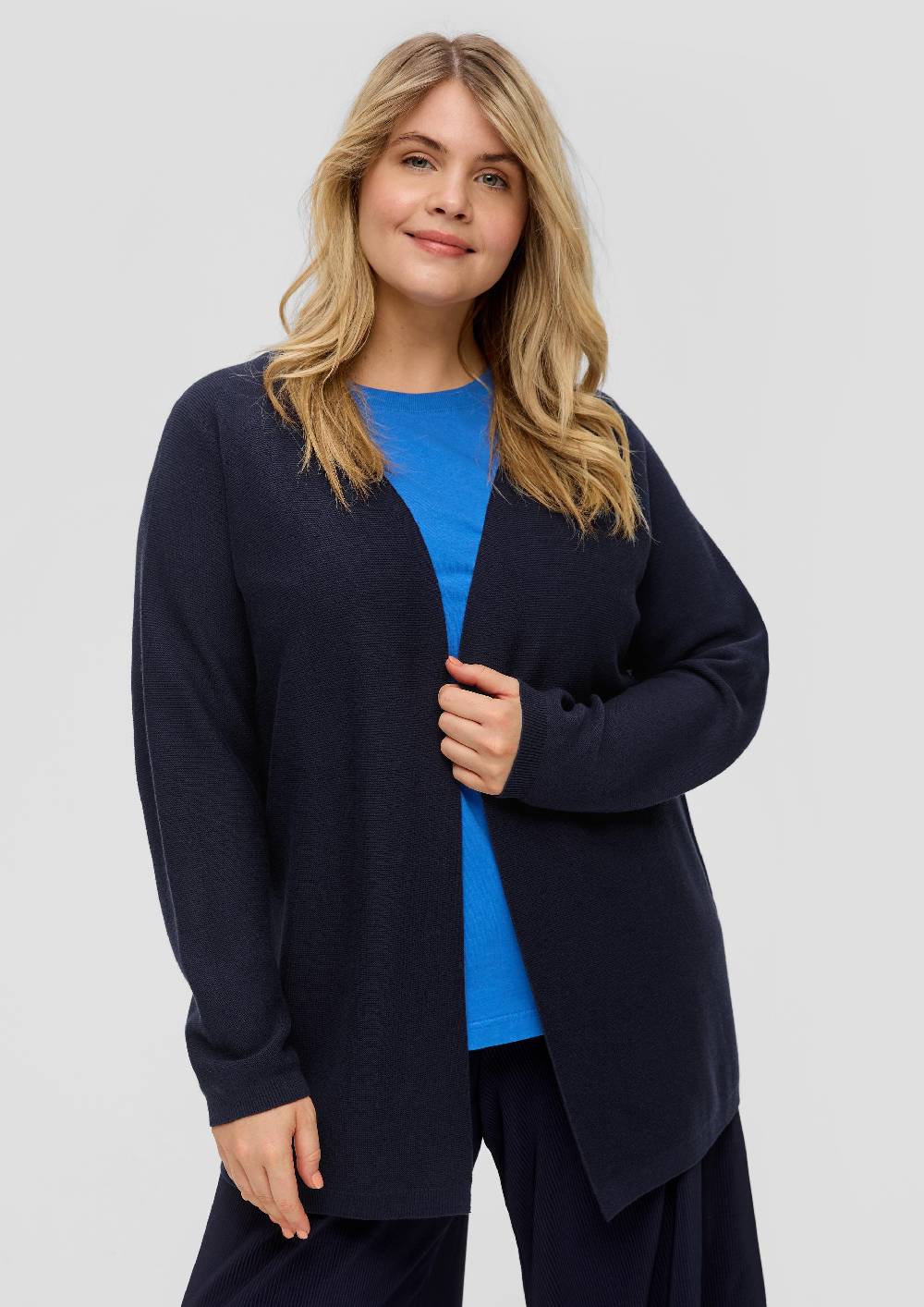 s.Oliver Strickjacke aus Viskosemix Sonderangebot der Fabrik