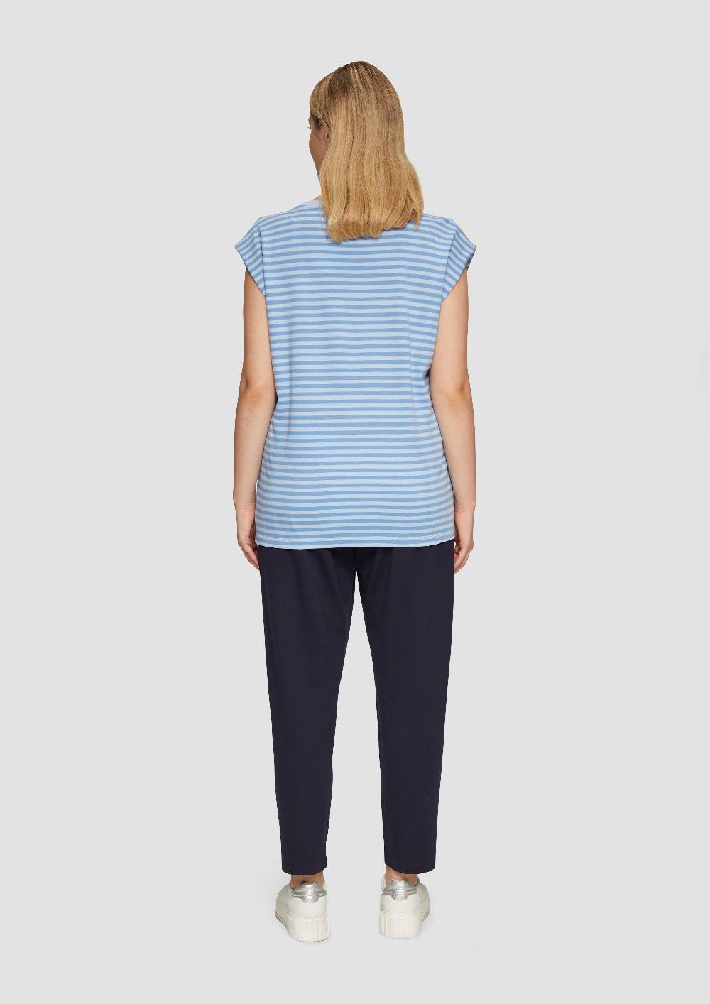 s.Oliver Gestreiftes Shirt im Relaxed Fit aus Interlock-Jersey Discount Store für neue Produkte