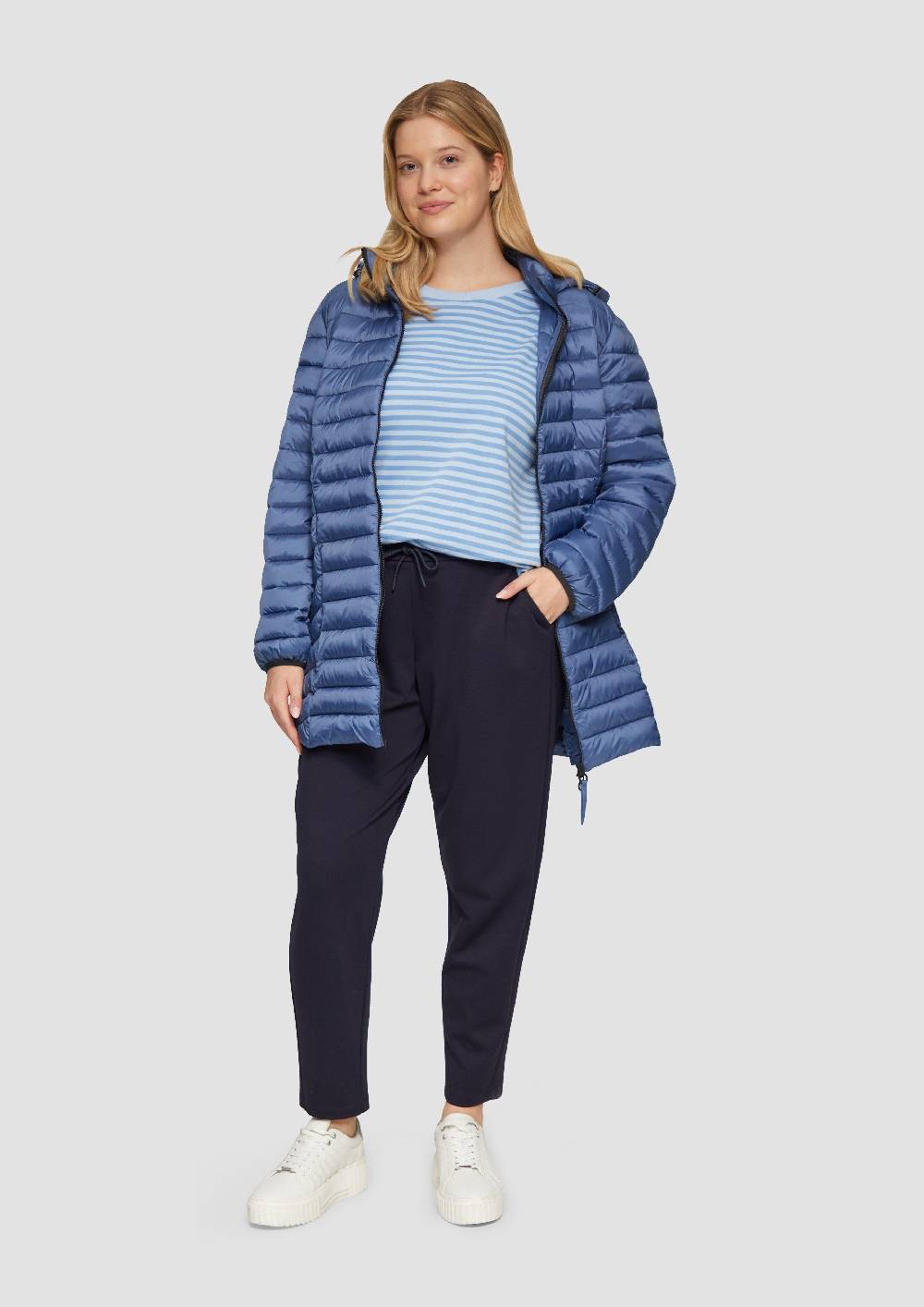 s.Oliver Gestreiftes Shirt im Relaxed Fit aus Interlock-Jersey Discount Store für neue Produkte
