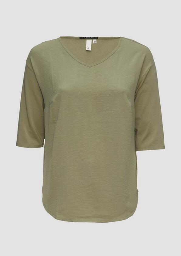 s.Oliver Shirt im Fabricmix und Loose Fit Super Rabatt