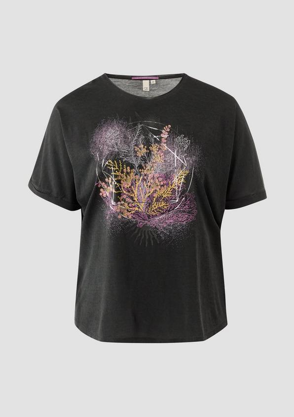 s.Oliver Oversize-Shirt mit Rundhalsausschnitt und Frontprint Riesige Rabatte