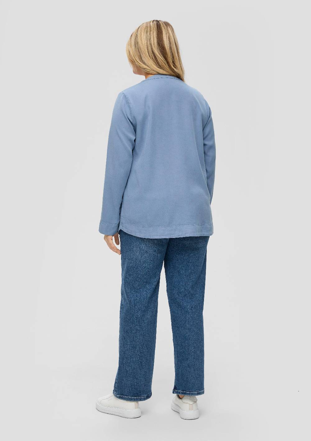s.Oliver Lyocellbluse mit Tunika-Ausschnitt 50% Rabatt mit kostenlosem Versand