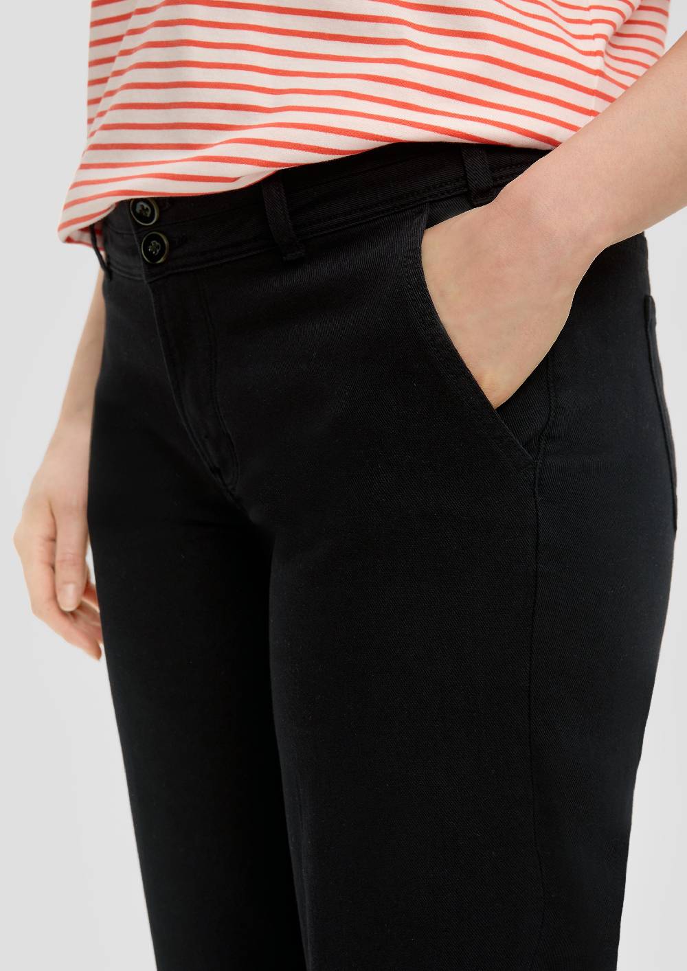 s.Oliver Jeans / Wide Leg / Mid Rise Kostenloser Versand international